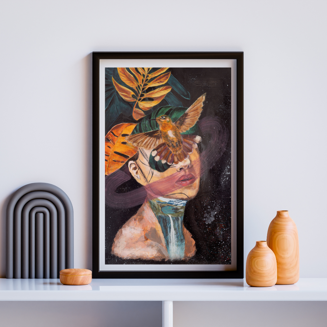 A3 Framed Print: Cosmic Manifestation