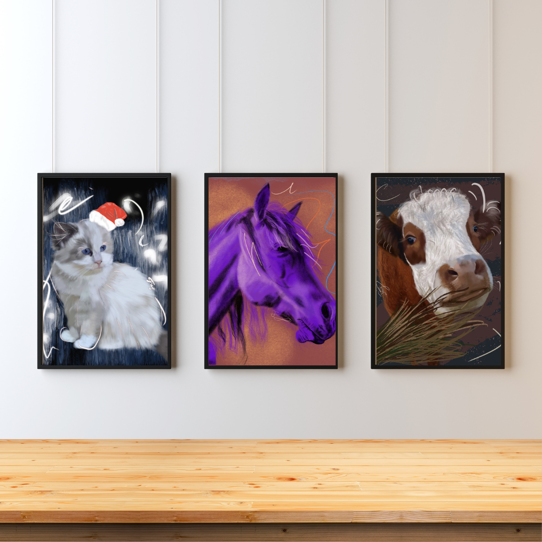 A4 Print: Santa Paws