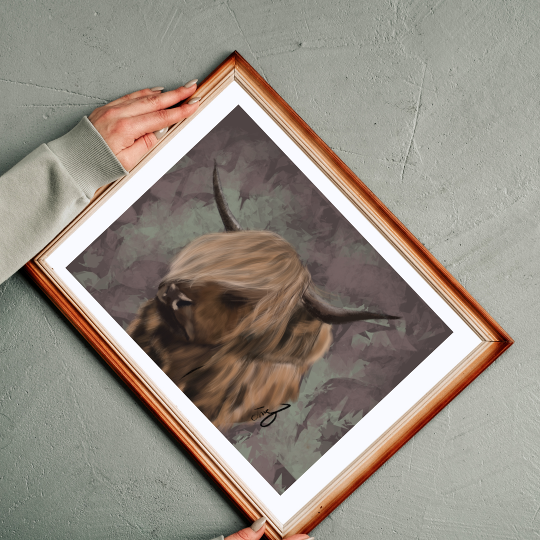 A3 Print: Rustic Shaggy Mane