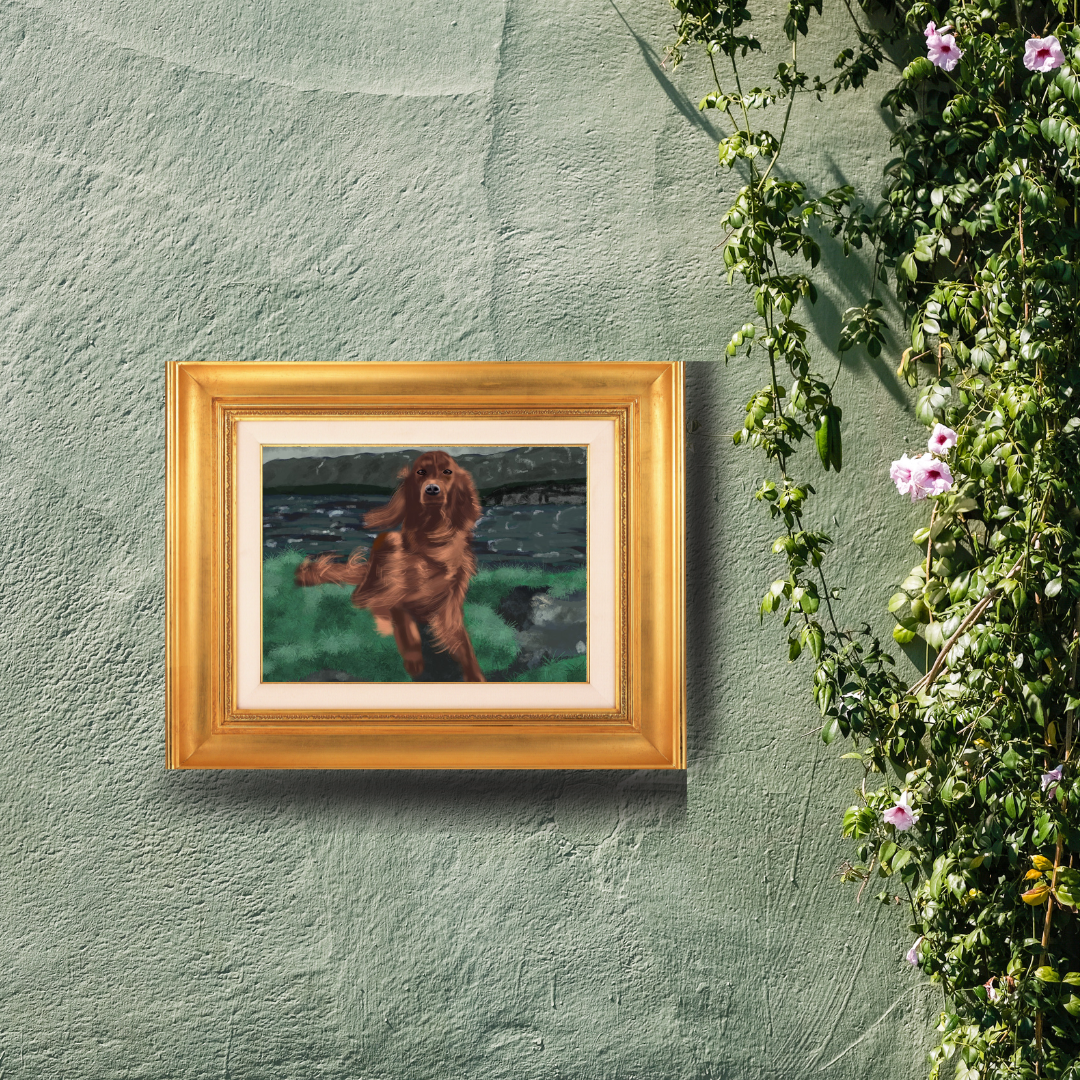 A3 Print: Fluff on the Bluff