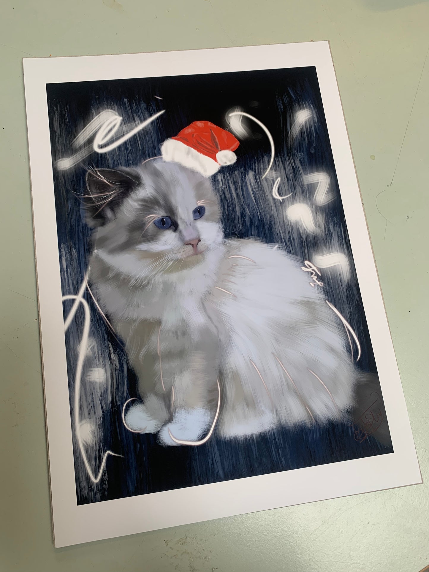 A4 Print: Santa Paws