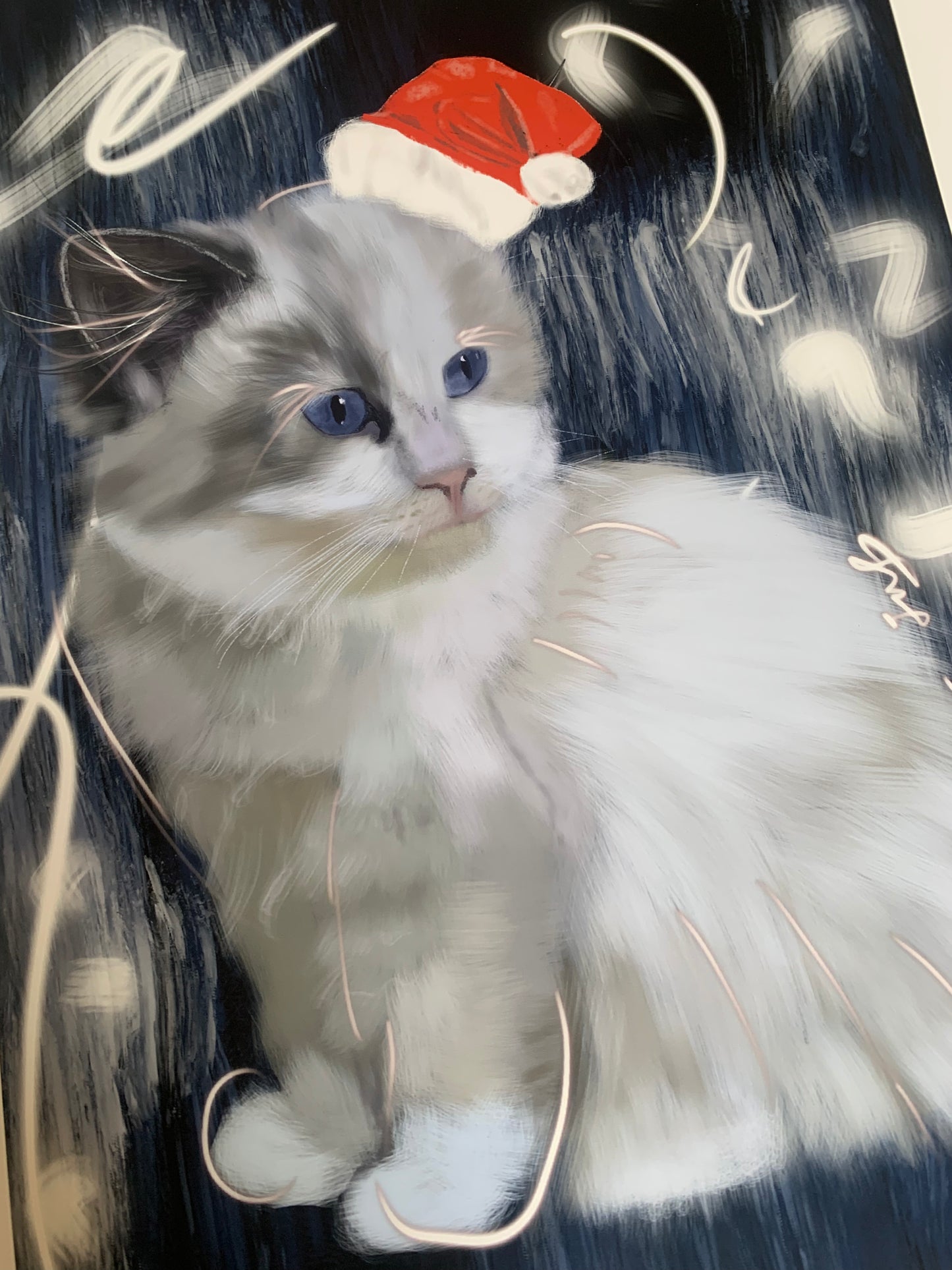 A4 Print: Santa Paws
