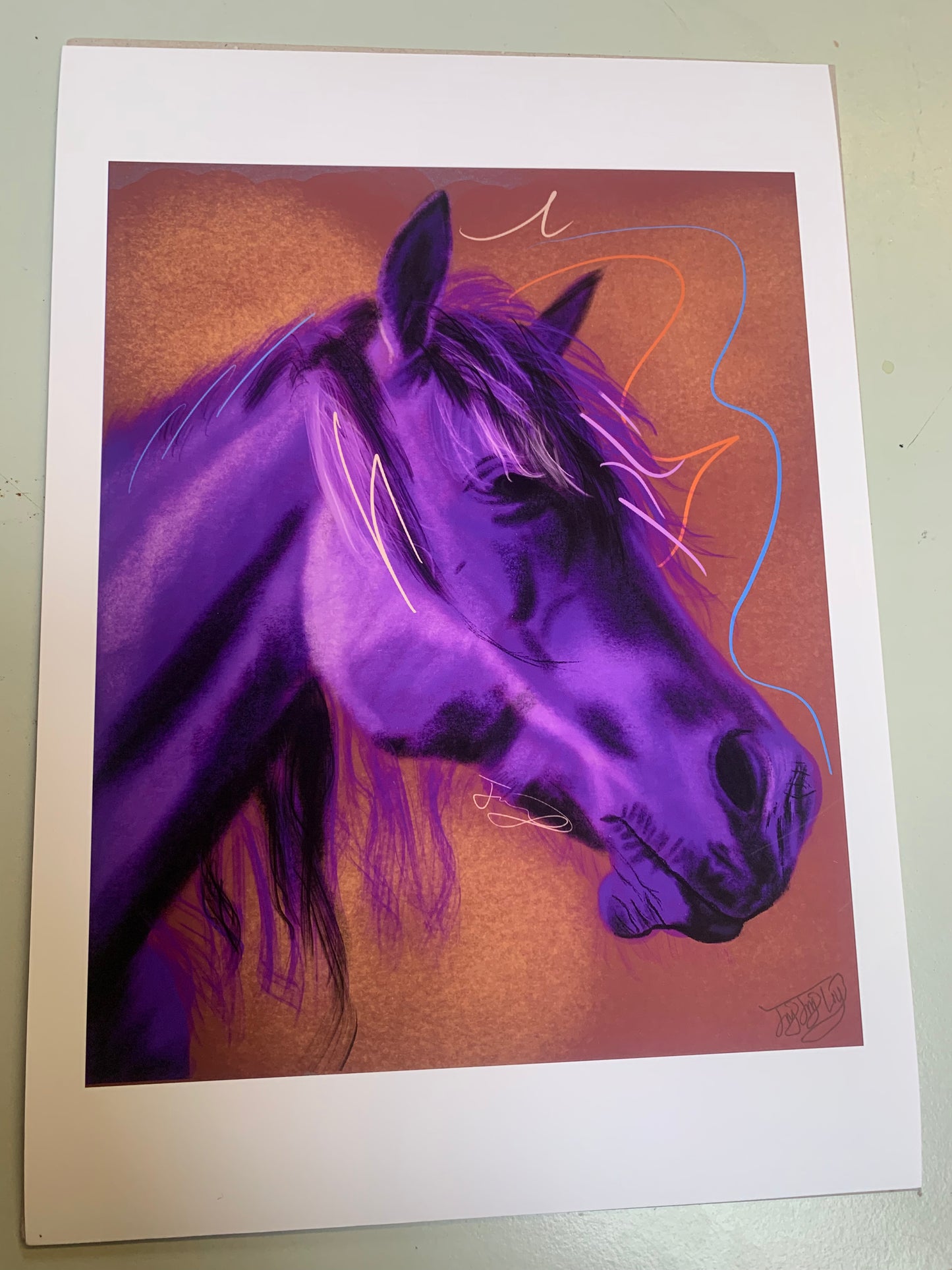 A4 Print: Violet Dream