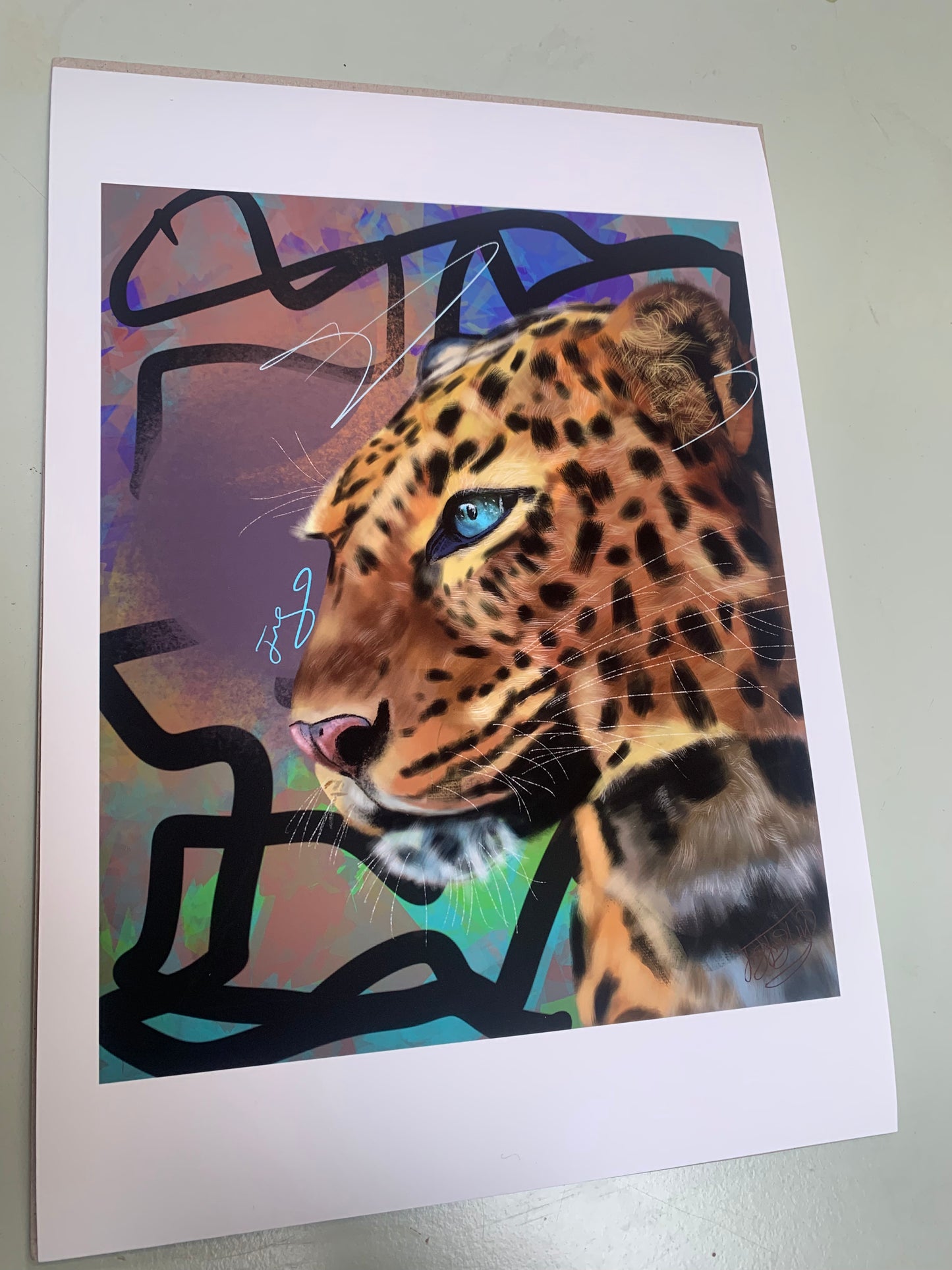 A3 Print: Gaze of the Wild