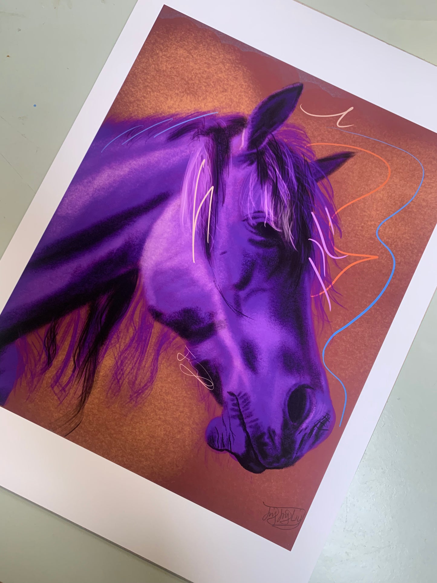 A3 Print: Violet Dream