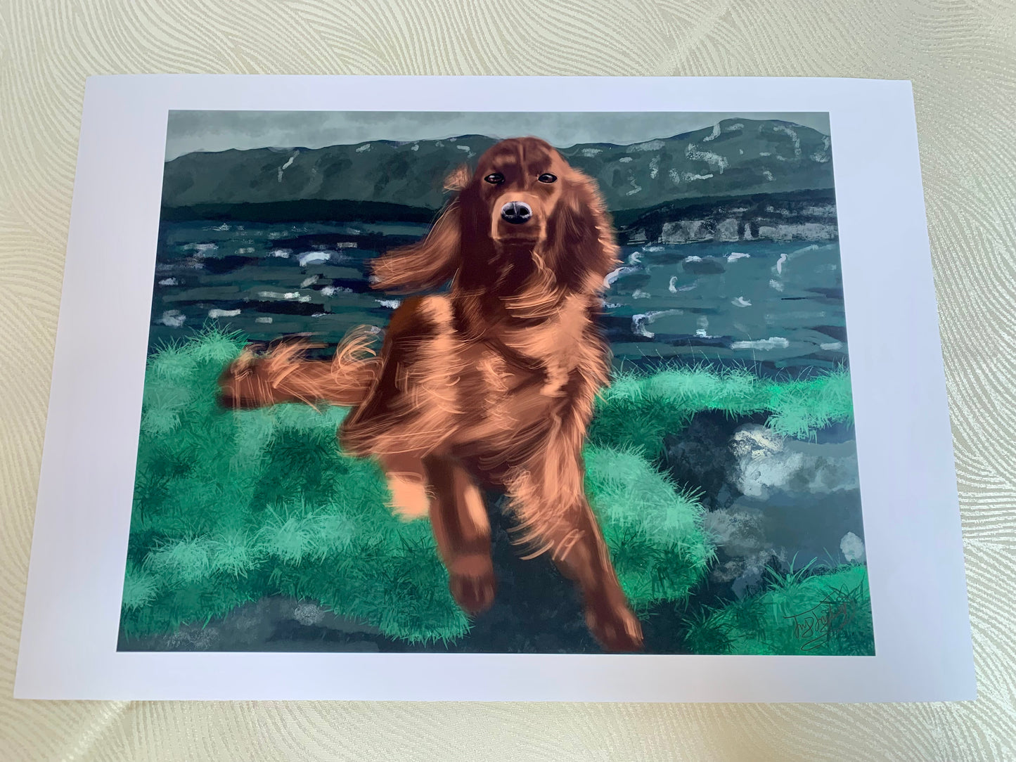 A3 Print: Fluff on the Bluff