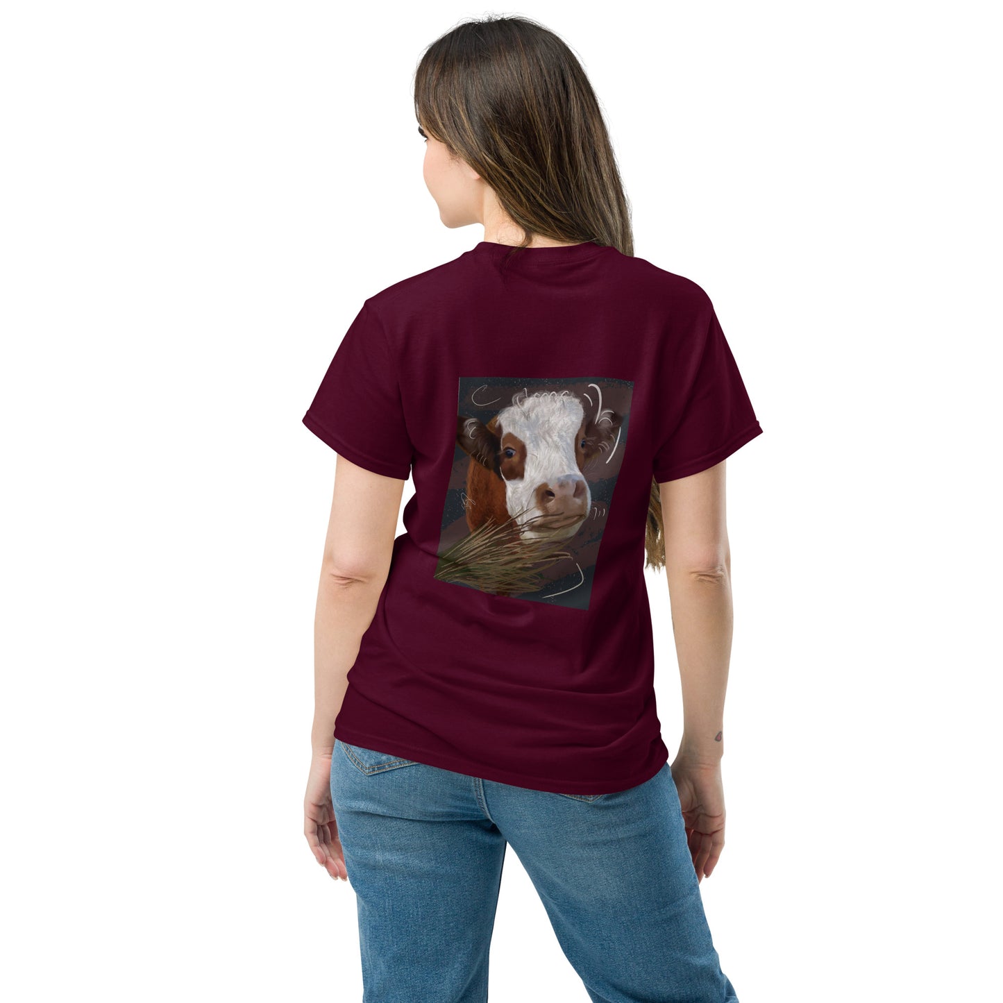 Unisex classic tee: Moo-nlight Snack