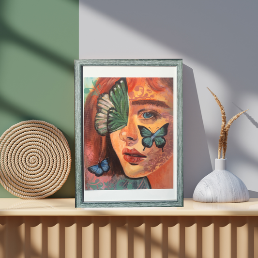 A3 Framed Print: Wings of Emergence