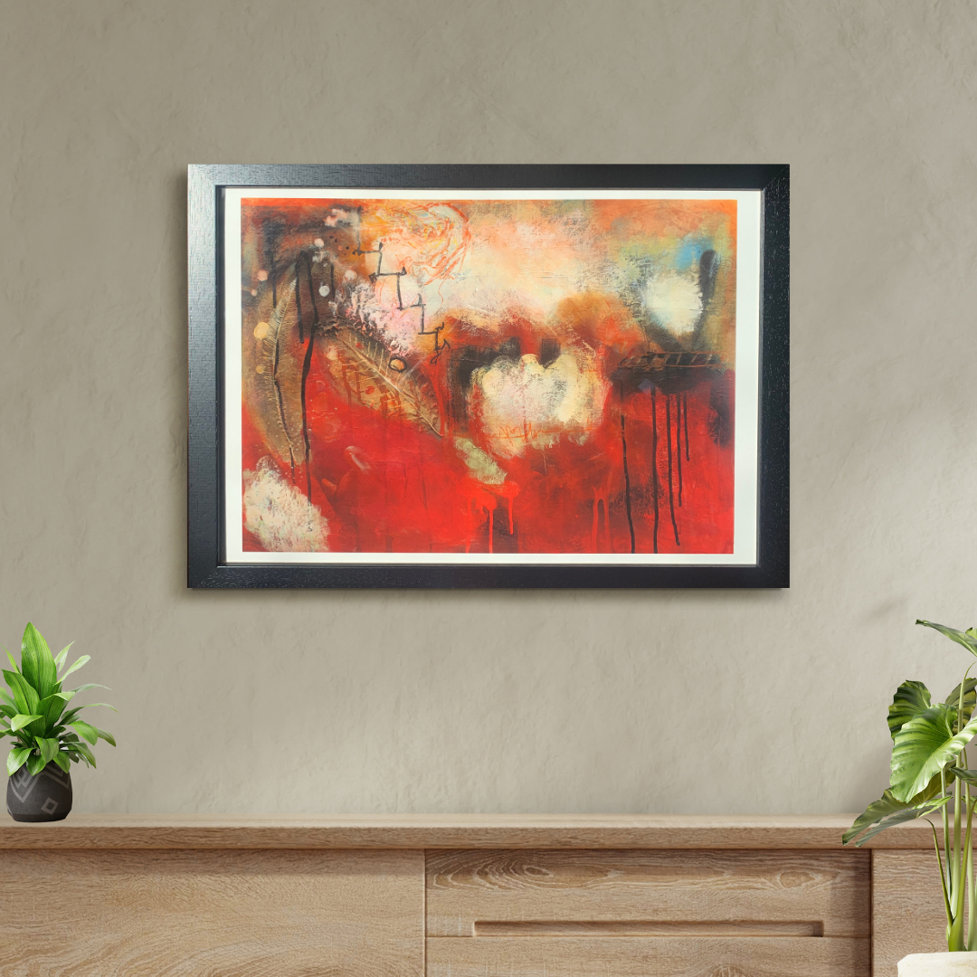 A3 Framed Print: Finding Meaning Within The Chaos