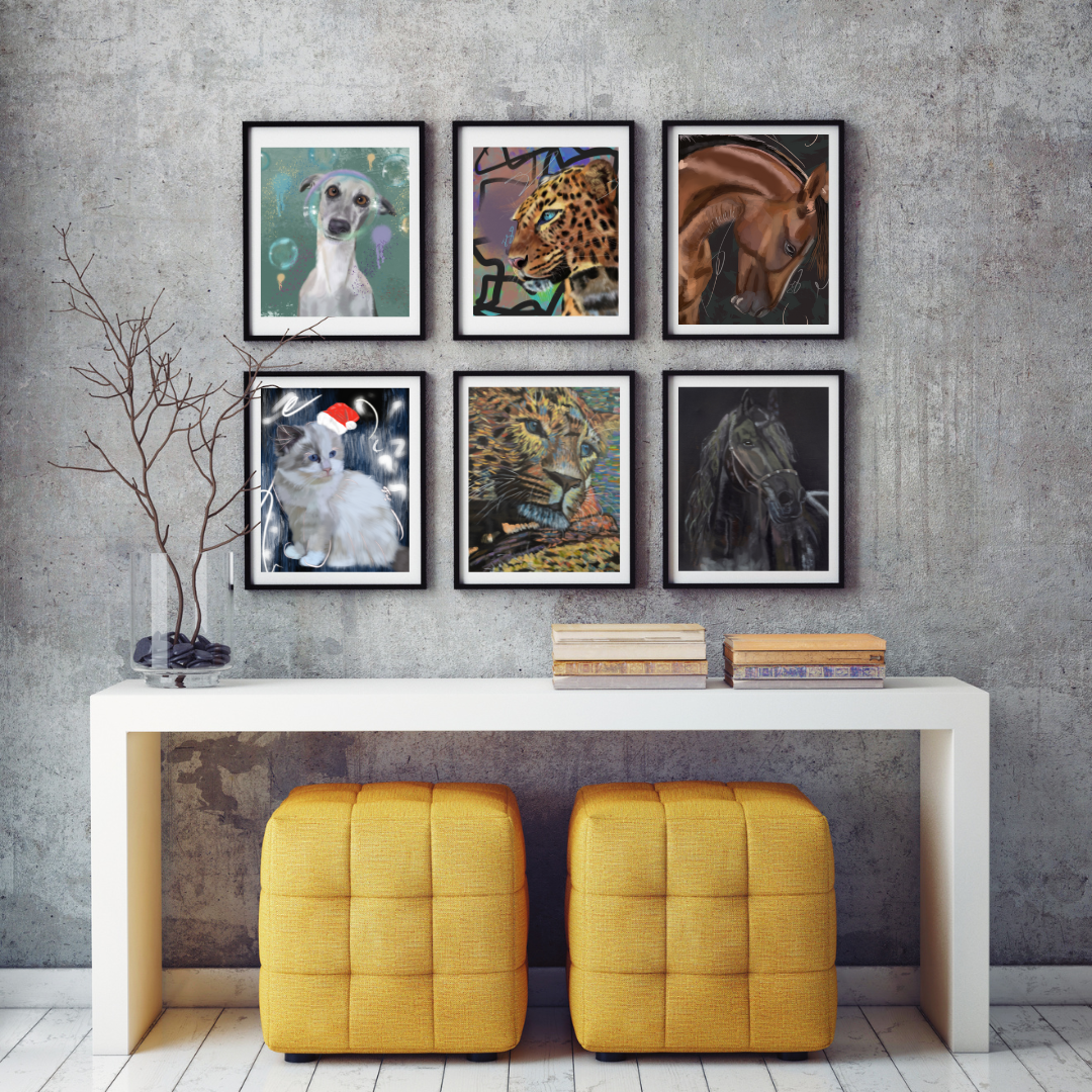 A4 Print: Gaze of the Wild