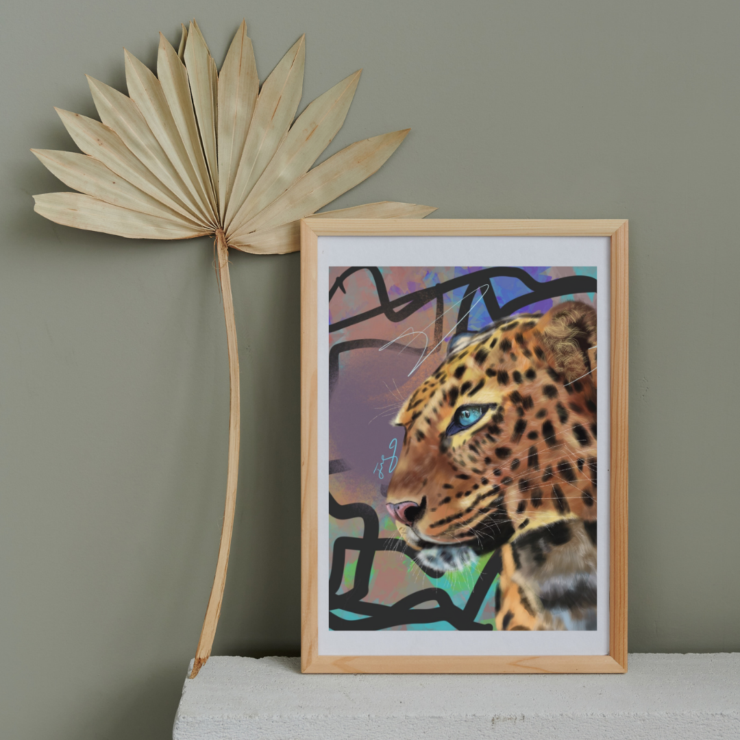 A3 Print: Gaze of the Wild