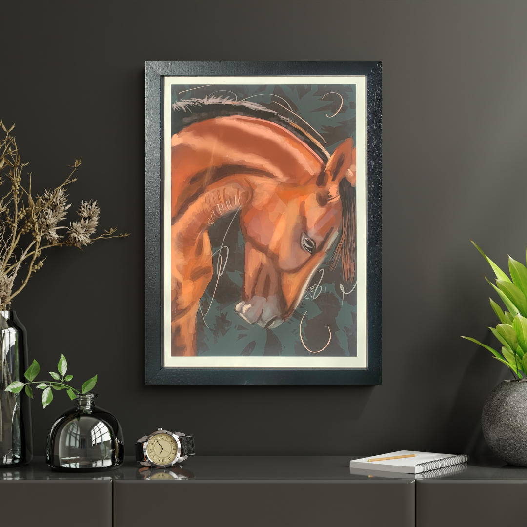 A3 Framed Print: Gentle Solace